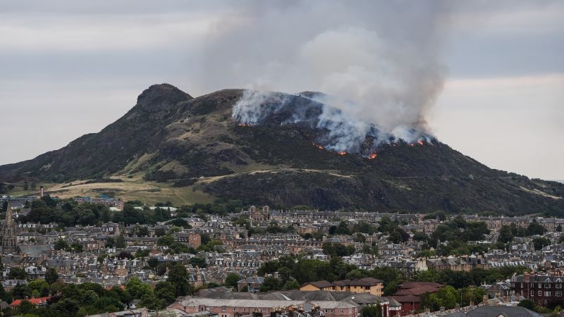 Arthur's Seat Fire: Edinburgh Volcano Erupts In Flames Arthur's Seat Fire: Edinburgh Volcano Erupts In Flames
