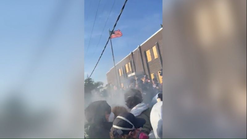 Chicago Mayor Alleges Federal Agents Used Tear Gas At ICE Protest Chicago Mayor Alleges Federal Agents Used Tear Gas At ICE Protest