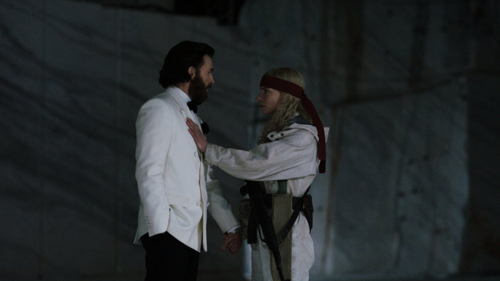 Chris Evans And Anya Taylor-Joy Brave Active Volcano For 'Sacrifice' Chris Evans And Anya Taylor-Joy Brave Active Volcano For 'Sacrifice'
