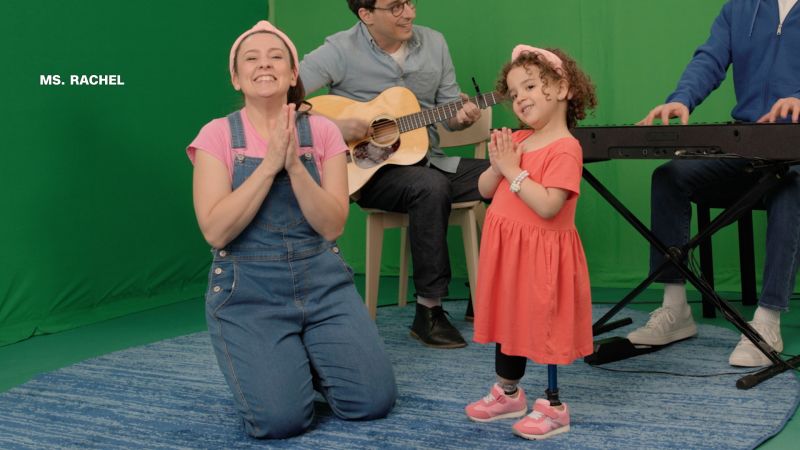 CNN Features Ms. Rachel's Heartfelt Performance With 3-Year-Old Double Amputee From Gaza CNN Features Ms. Rachel's Heartfelt Performance With 3-Year-Old Double Amputee From Gaza