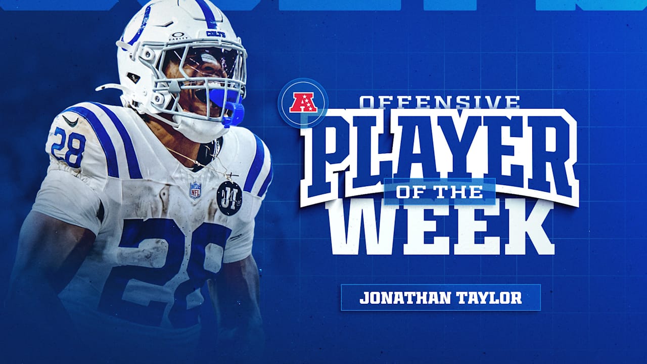 Colts Running Back Jonathan Taylor Earns AFC Offensive Player Of The Week