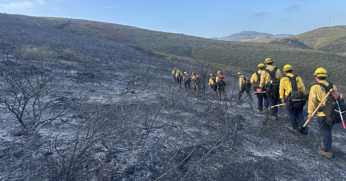 Containment Of Claro Fire In Carlsbad: 45 Acres Affected Containment Of Claro Fire In Carlsbad: 45 Acres Affected