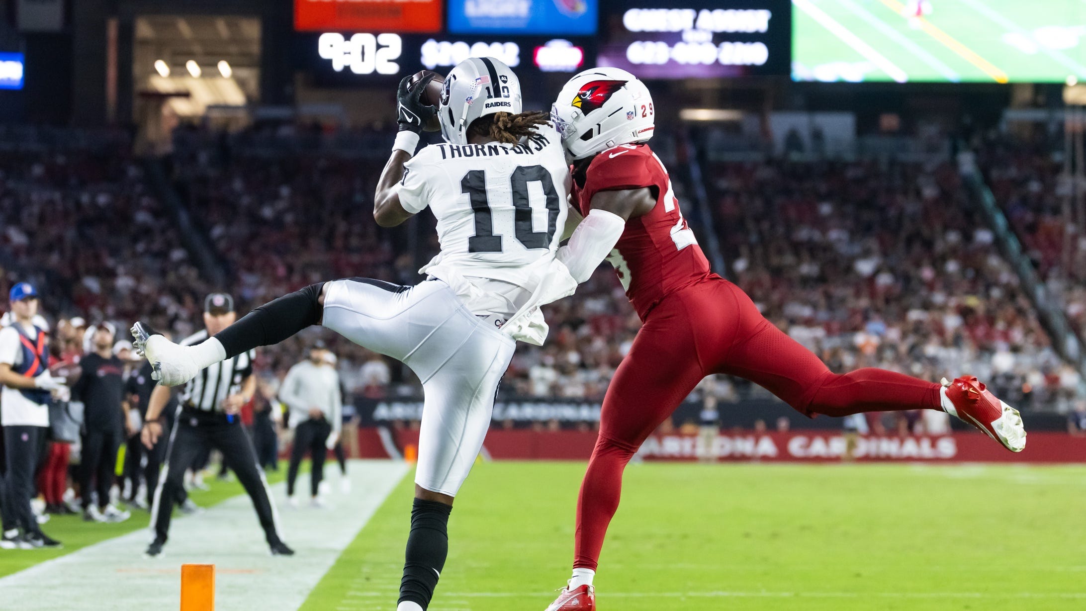 Dont'e Thornton Jr. Highlights Raiders' Preseason Finale With Touchdown Catch