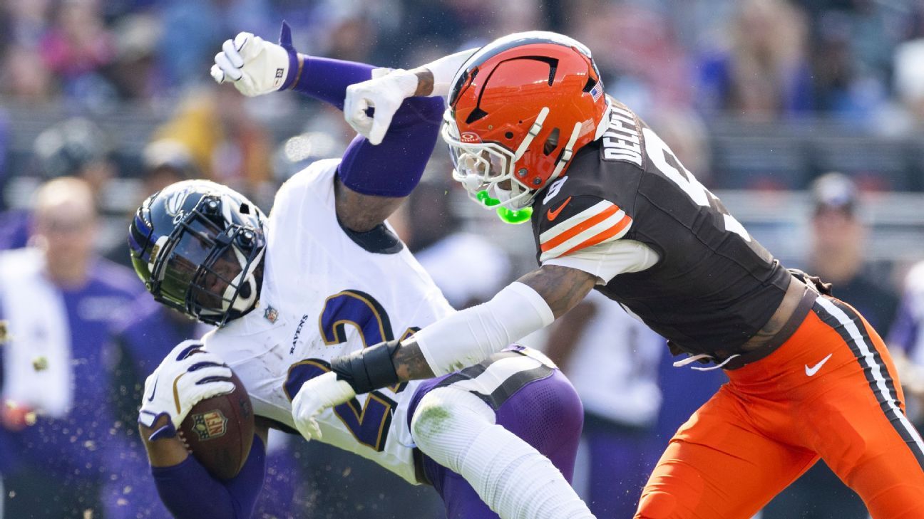 Easy Target? Browns' Delpit Discusses Bringing Down Henry