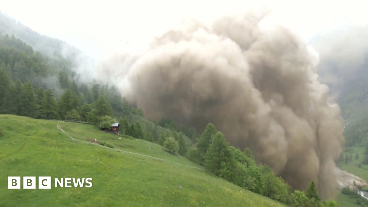 Emergency Response Underway After Glacier Buries Blatten Emergency Response Underway After Glacier Buries Blatten