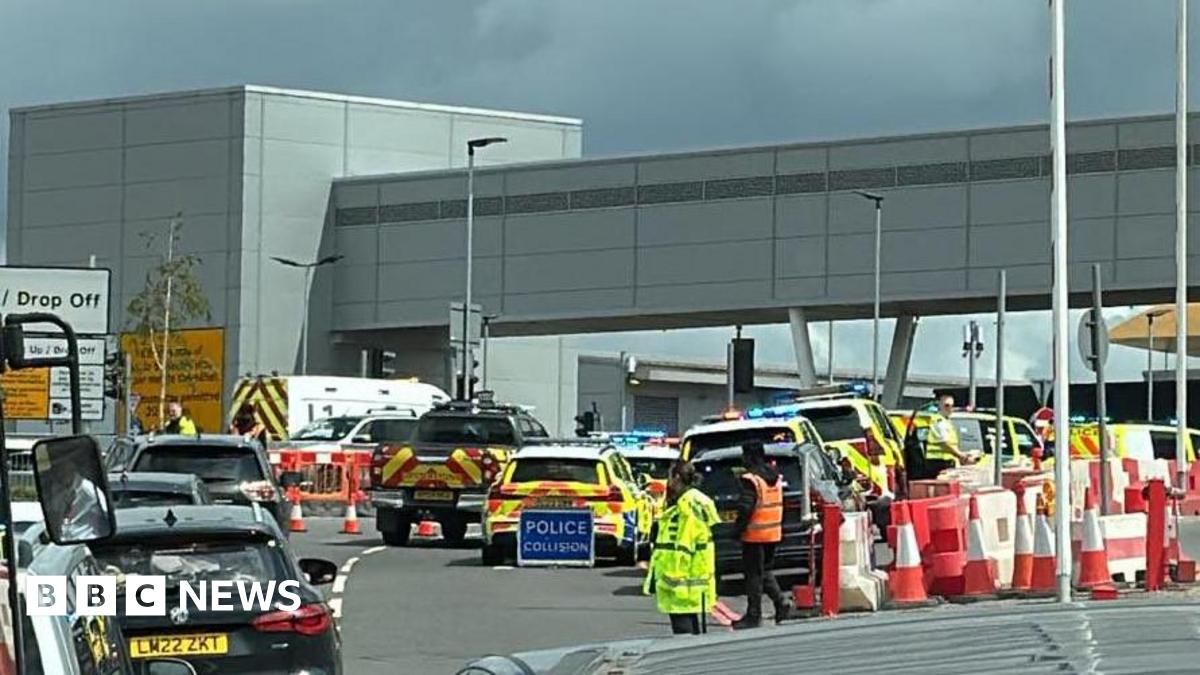 Emergency Services Respond To Injury At London Luton Airport's Car Park Emergency Services Respond To Injury At London Luton Airport's Car Park