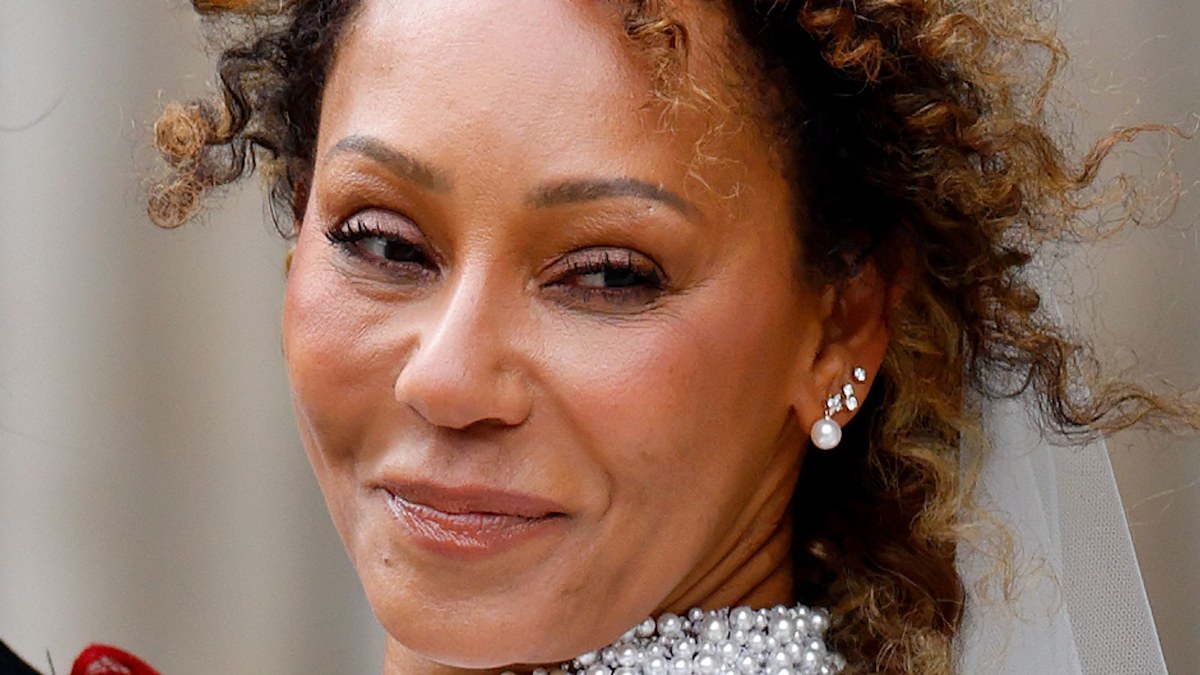 Exclusive Video: Mel B Channels Scary Spice In Tiny Wedding Dress