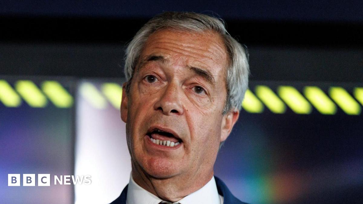 Farage Calls For Reform Party Peers In House Of Lords