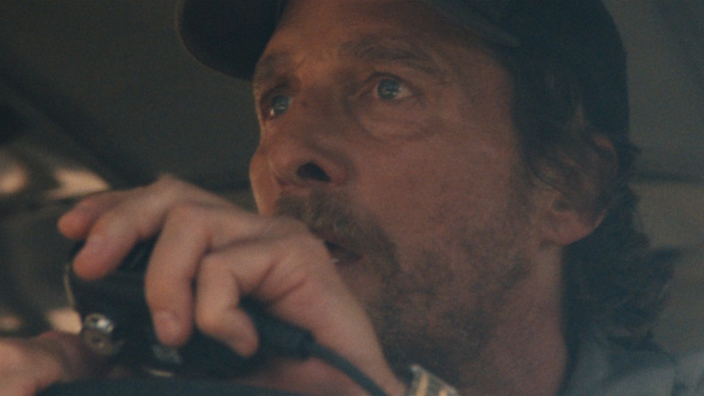 First Look: Matthew McConaughey Battles 2018 Camp Fire In First Look: Matthew McConaughey Battles 2018 Camp Fire In