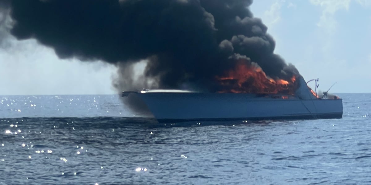 Five Rescued From Burning Boat In Big Rock Tournament Five Rescued From Burning Boat In Big Rock Tournament