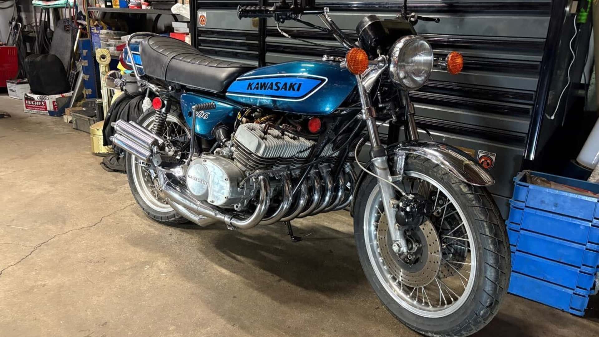 For Sale: Rare 7-Cylinder Two-Stroke Kawasaki Custom Build For Sale: Rare 7-Cylinder Two-Stroke Kawasaki Custom Build