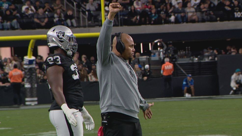 Former Raiders Coach Antonio Pierce Appears At Broncos Training Camp Former Raiders Coach Antonio Pierce Appears At Broncos Training Camp