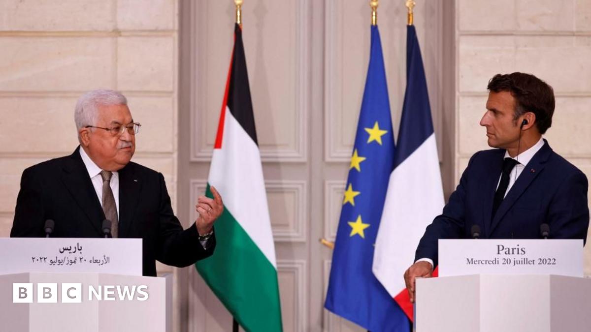 France To Recognize Palestinian State: September Update Expected