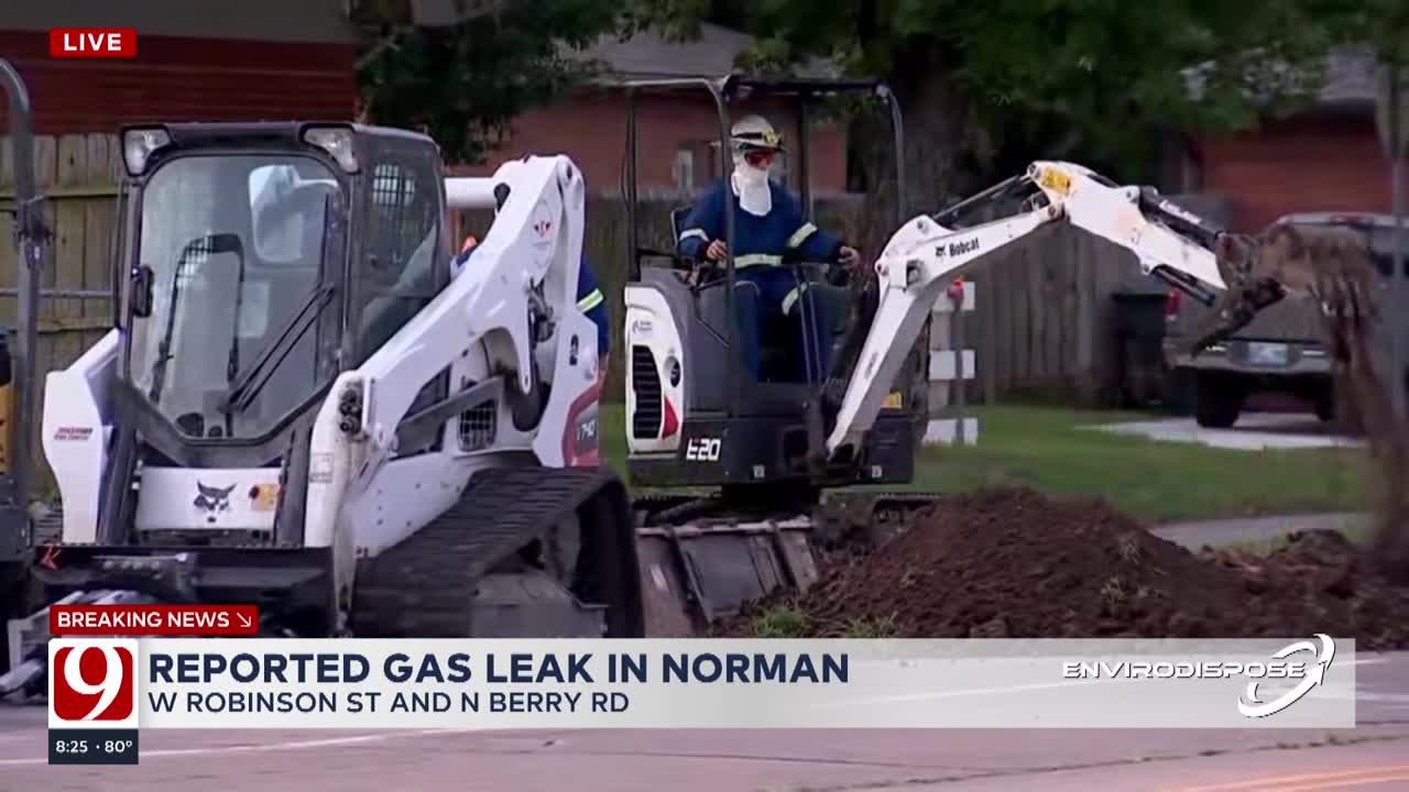 Gas Leak Repair Underway In Norman: Traffic Impacts Gas Leak Repair Underway In Norman: Traffic Impacts