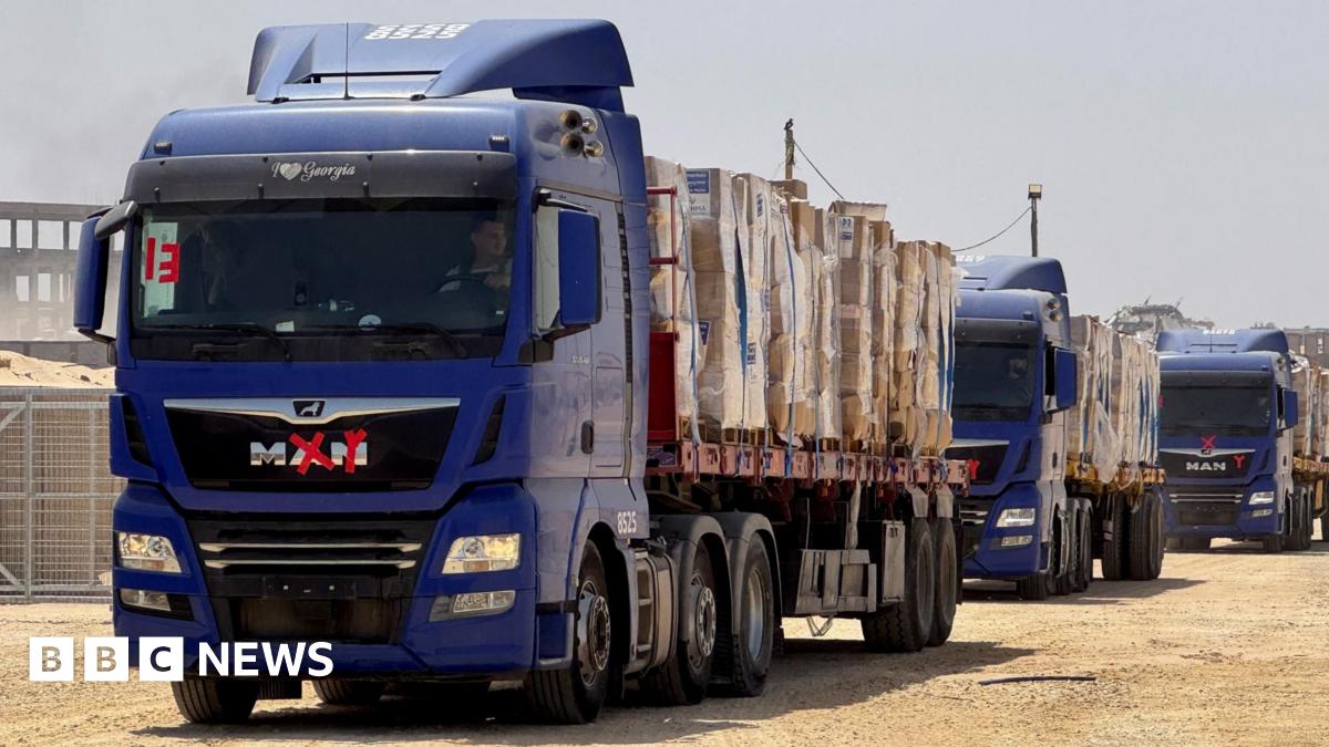Gaza Receives US-Supported Humanitarian Aid Gaza Receives US-Supported Humanitarian Aid