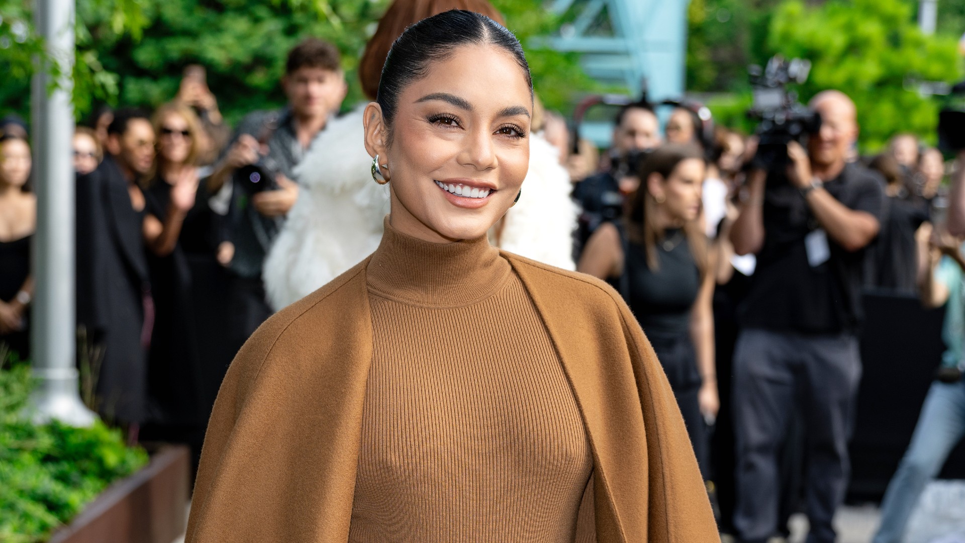 Goodbye Guava, Hello Chrome: Vanessa Hudgens' Stunning Nail Transformation