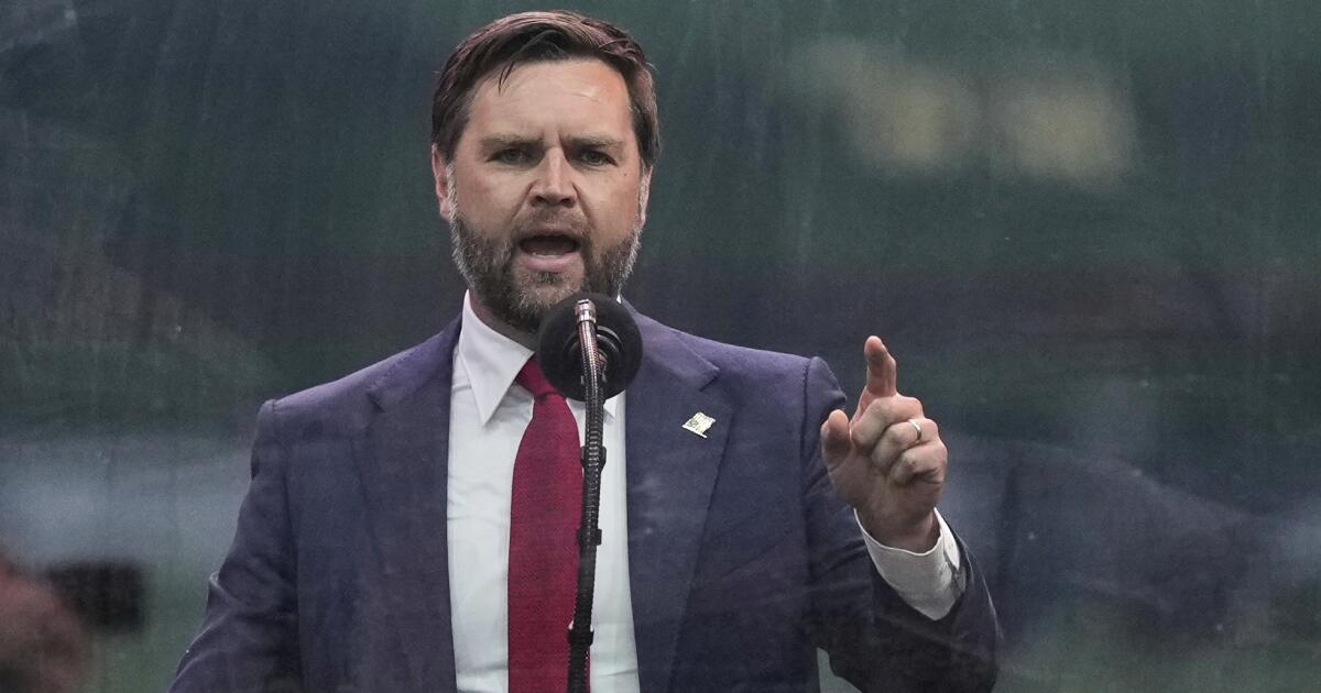 JD Vance In LA: Vice President's California Visit Details JD Vance In LA: Vice President's California Visit Details