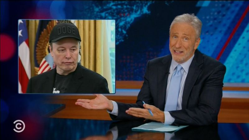 Jon Stewart's Take On Elon Musk's Departure From Government Service Jon Stewart's Take On Elon Musk's Departure From Government Service