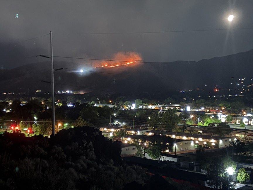 Large Fire Engulfs C-Hill; Emergency Services Respond Large Fire Engulfs C-Hill; Emergency Services Respond