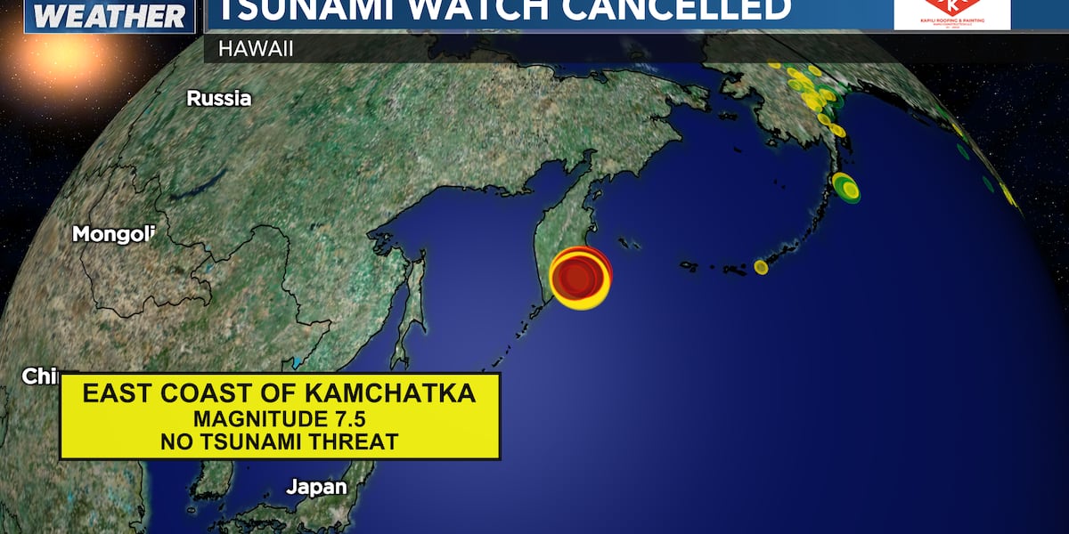 No Tsunami In Hawaii After Strong Earthquake Near Russia's Kuril Islands