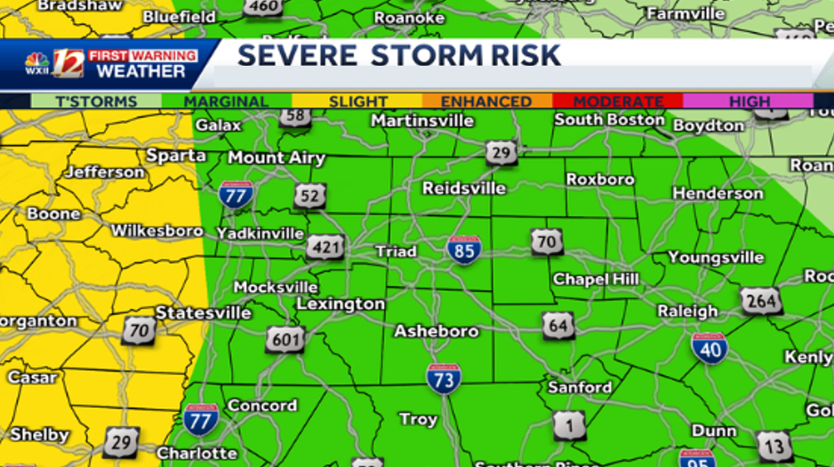 North Carolina Weather Alert: Intense Rain And Storms Expected Overnight North Carolina Weather Alert: Intense Rain And Storms Expected Overnight