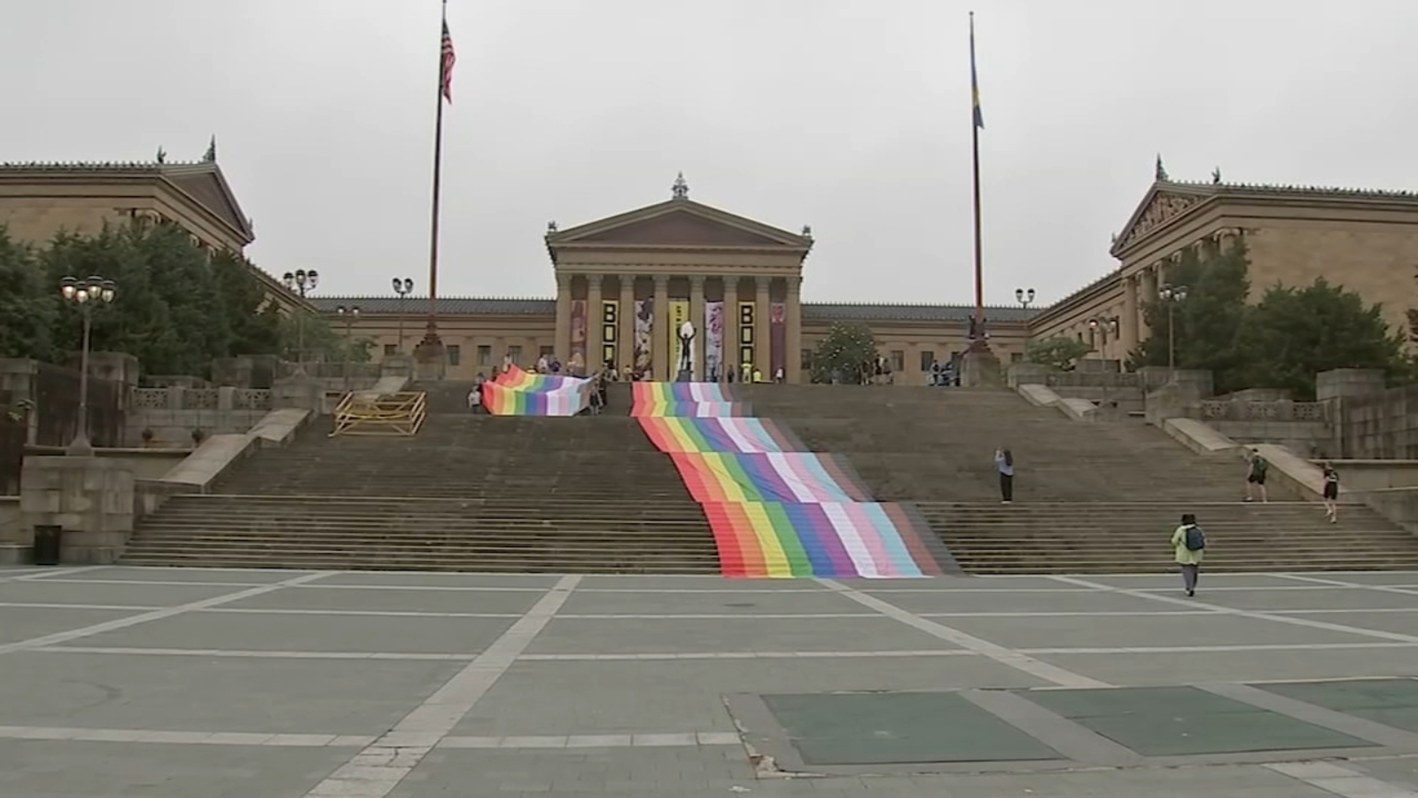 Philadelphia Pride: Record-Sized Flag A Highlight Of Opening Events Philadelphia Pride: Record-Sized Flag A Highlight Of Opening Events