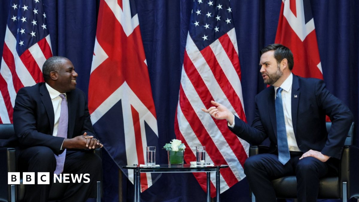 Political Meeting: JD Vance's Visit To David Lammy's Country Home Political Meeting: JD Vance's Visit To David Lammy's Country Home