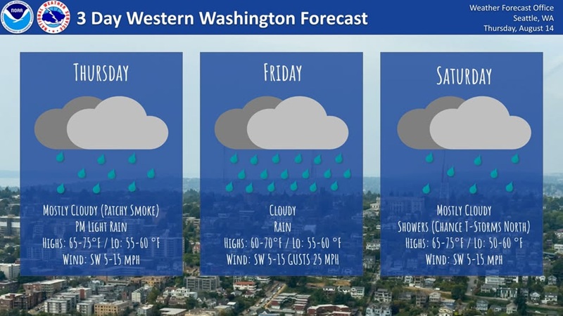Potential For Catastrophic Flooding In Western Washington Due To Heavy Rain