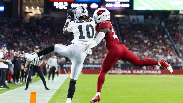 Raiders Rookie WR Dont'e Thornton Jr.:  Speed, Size, And The Fight For A Roster Spot