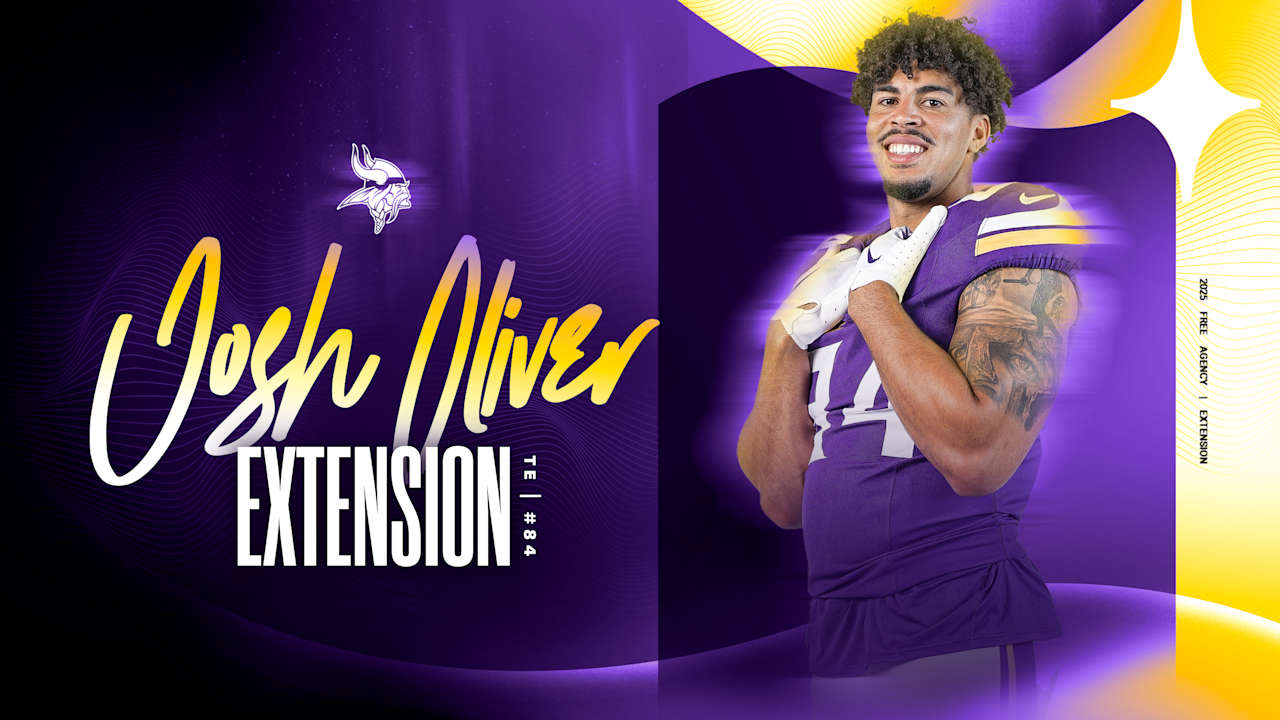 Report: Vikings Finalize Contract Extension With Josh Oliver Report: Vikings Finalize Contract Extension With Josh Oliver