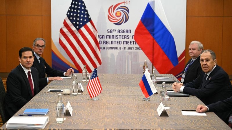 Rubio Conveys Trump's Displeasure With Russia's Lavrov: Details Of The Meeting Rubio Conveys Trump's Displeasure With Russia's Lavrov: Details Of The Meeting