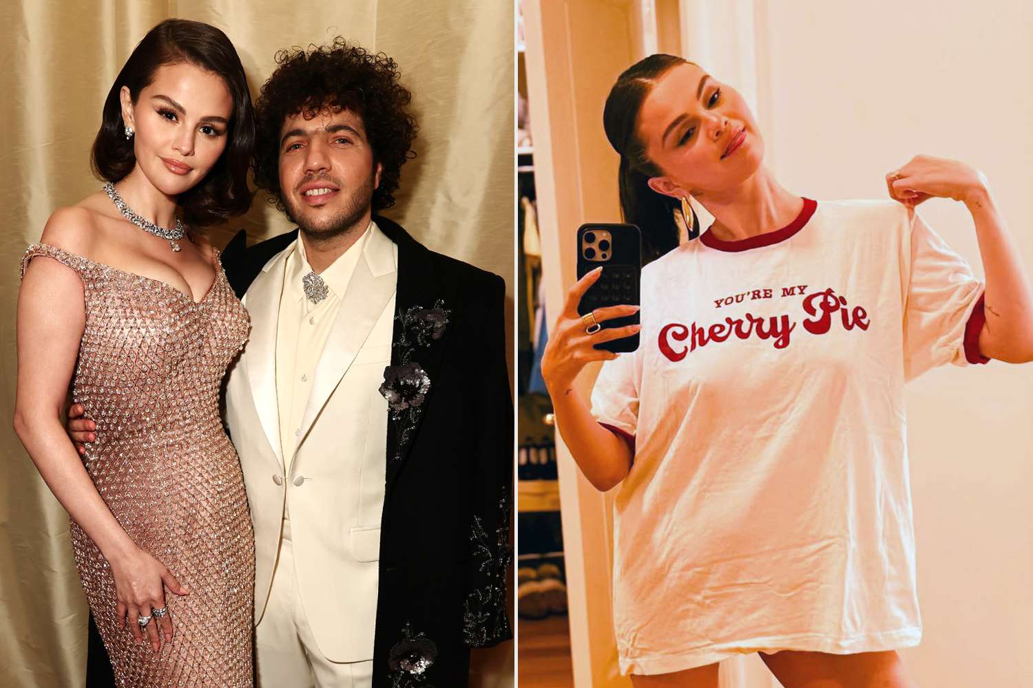 Selena Gomez Ditches Pants For Cozy Oversized Tee, Shares Loving Note For Fiancé Selena Gomez Ditches Pants For Cozy Oversized Tee, Shares Loving Note For Fiancé