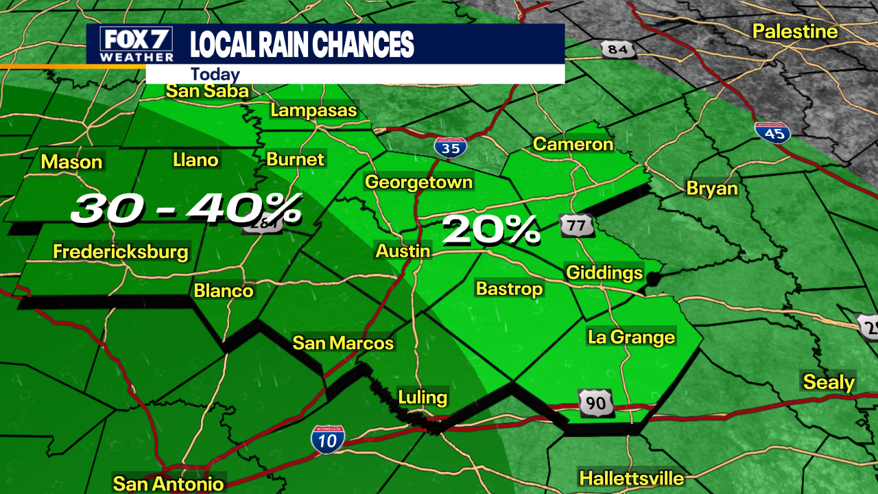 Severe Weather Watch: Pop-Up Storms In The Austin Area