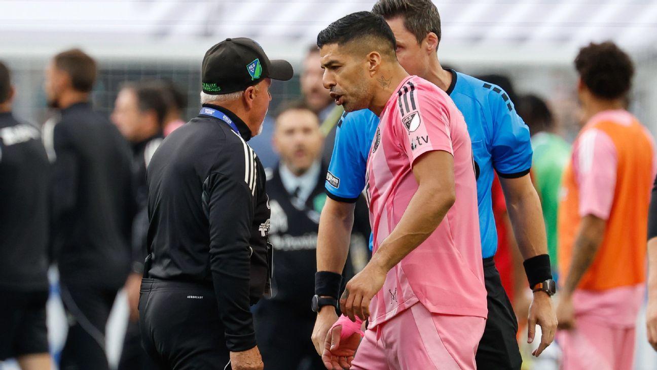 Six-Game Ban For Suárez After Spitting At Rival Staffer
