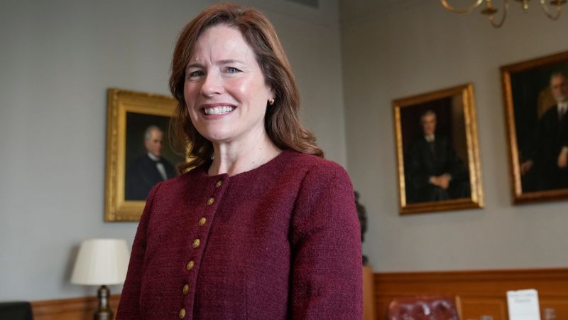 Supreme Court Justice Barrett Downplays Constitutional Crisis Speculation