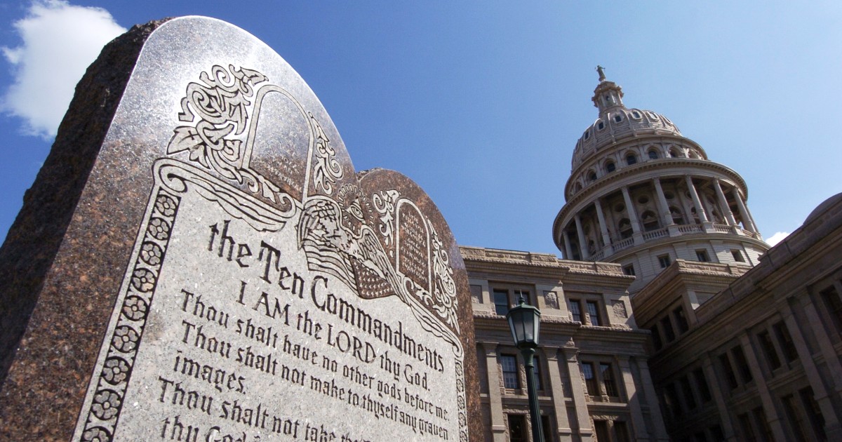 Texas Defies Courts: Ten Commandments Return To Public Schools Texas Defies Courts: Ten Commandments Return To Public Schools