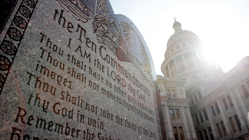 Texas Schools And The Ten Commandments: Understanding The New Law Texas Schools And The Ten Commandments: Understanding The New Law