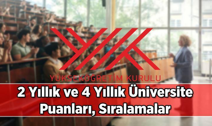 Üniversite Tercihinde Yol Haritanız: 2 Yıllık Ve 4 Yıllık Bölüm Taban Puanları Ve Sıralamaları Üniversite Tercihinde Yol Haritanız: 2 Yıllık Ve 4 Yıllık Bölüm Taban Puanları Ve Sıralamaları