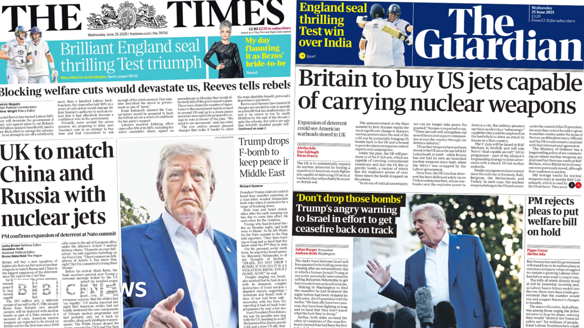 UK Unveils Nuclear-Capable Jets Amidst Trump's Profanity-Laced Outburst UK Unveils Nuclear-Capable Jets Amidst Trump's Profanity-Laced Outburst