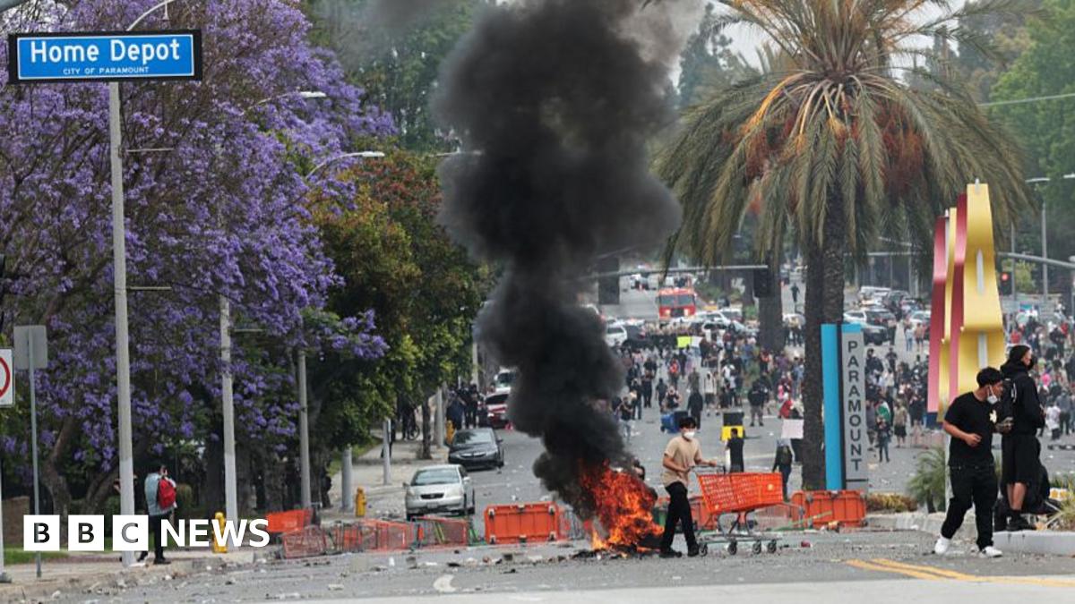 Unrest In LA: Protests Erupt Over Alleged Hardware Store Raid Unrest In LA: Protests Erupt Over Alleged Hardware Store Raid