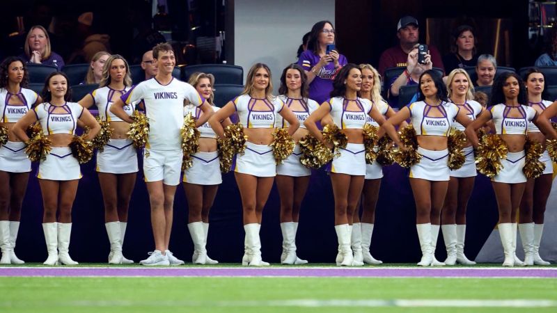 Vikings Cheer Squad Faces Backlash Over Male Cheerleaders