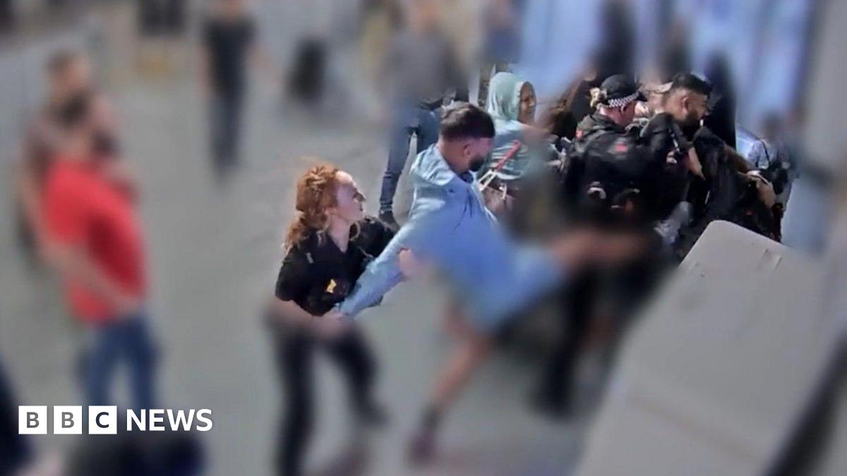 Witness Account: Manchester Airport Fight Leaves Police Officer Injured